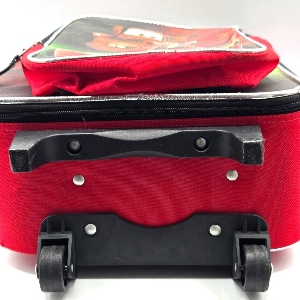 Disney Pixar CARS‎ Suitcase Rolling Luggage on Wheels  16x12 - Picture 8 of 11
